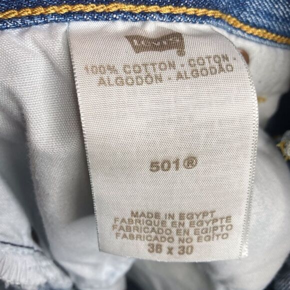 Levi’s 501 Jeans Men’s Size 36 Vintage Button Fly - Picture 5 of 6